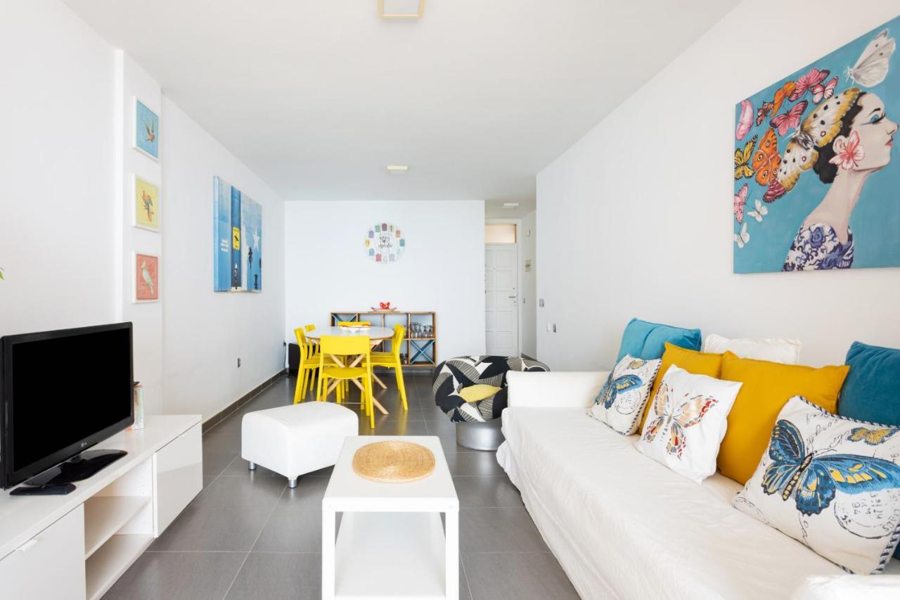 Ferienwohnung Frontline Penthouse With Heated Pool And Parking Los Cristianos  Exterior foto