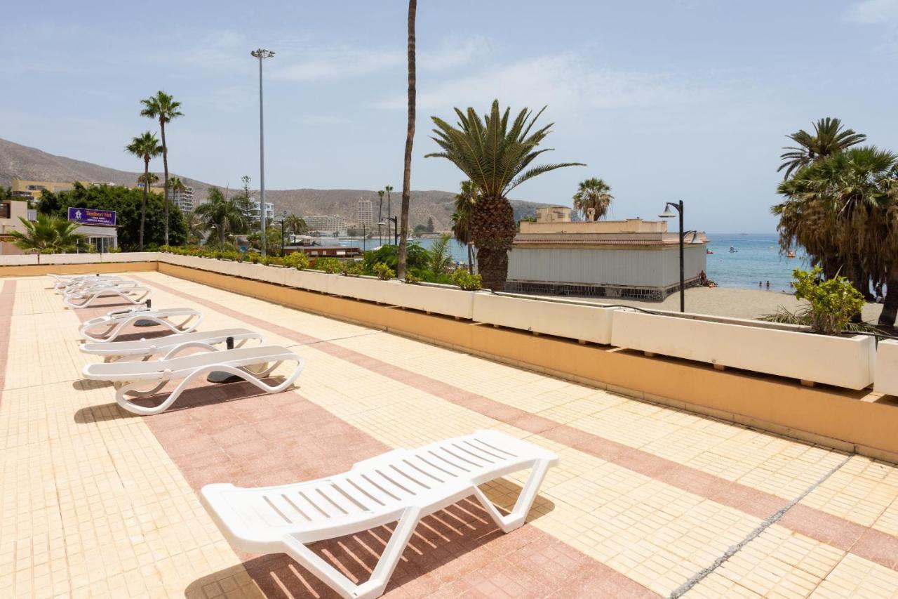 Ferienwohnung Frontline Penthouse With Heated Pool And Parking Los Cristianos  Exterior foto