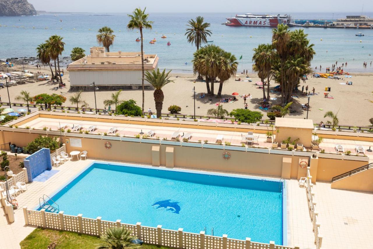 Ferienwohnung Frontline Penthouse With Heated Pool And Parking Los Cristianos  Exterior foto