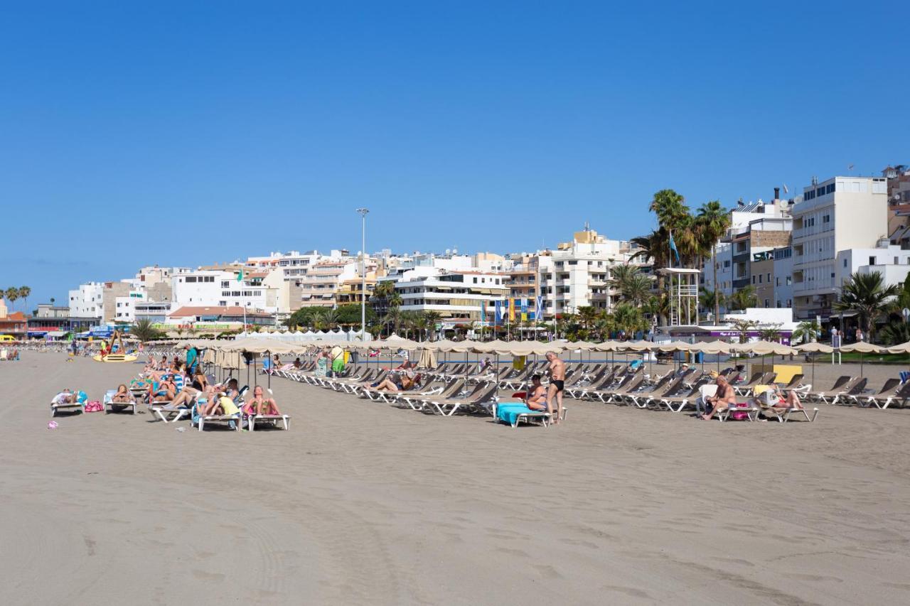 Ferienwohnung Frontline Penthouse With Heated Pool And Parking Los Cristianos  Exterior foto