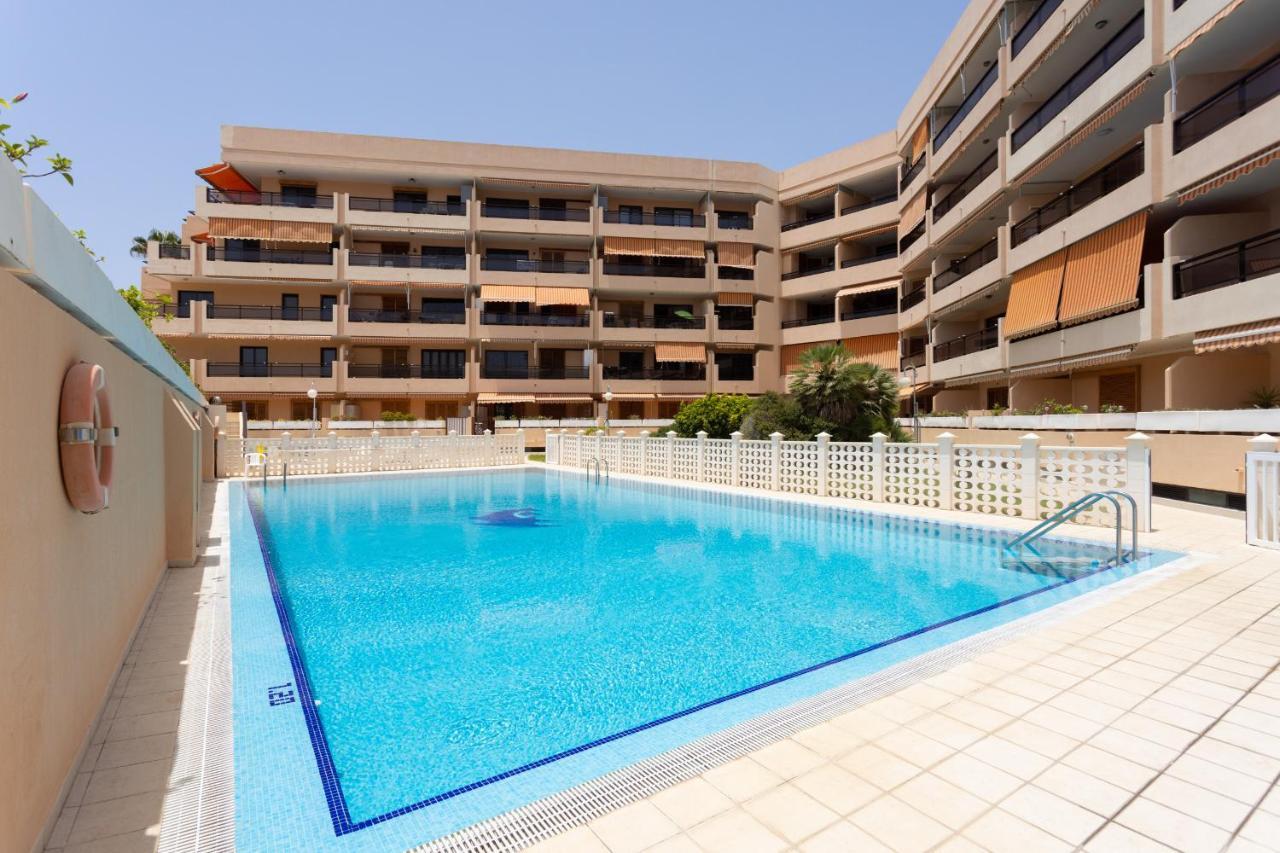 Ferienwohnung Frontline Penthouse With Heated Pool And Parking Los Cristianos  Exterior foto